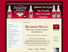 Tablet Screenshot of diamondmagic.com